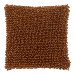 Unique Living Sierkussen Bo - 45x45cm - Leather Brown