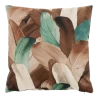 Unique Living Sierkussen Plumas - 45x45cm - Dessin 2 -Groen Decor Verkoop unique living sierkussen plumas 45x45cm dessin 2 polyester 1 1