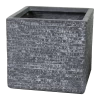 Plantenbak Utah Cubi - L56 X B56 X H46cm - Donkergrijs -Groen Decor Verkoop utah cubi graphite w55h46 plantenbak 1 4