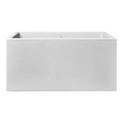 Elho Vivo Next Lang Wielen 60cm - Warm Grijs