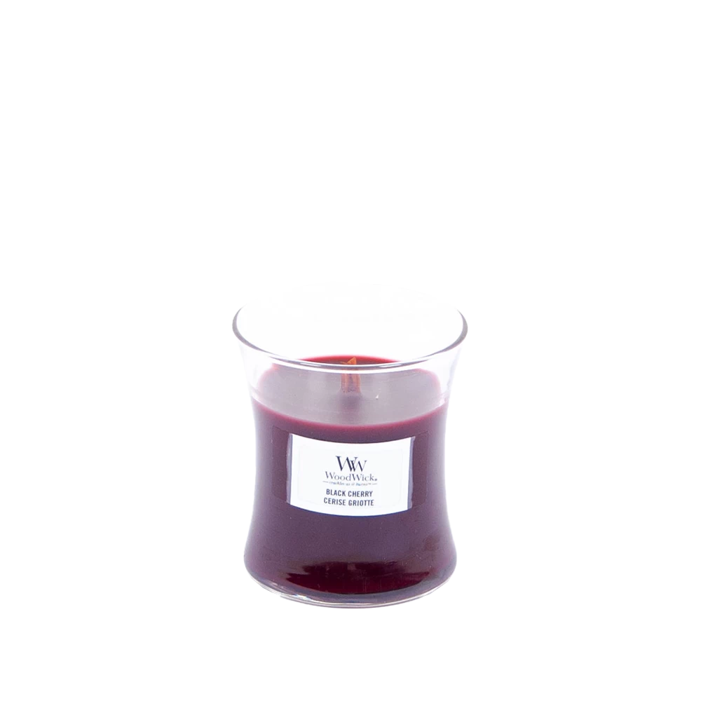 Woodwick Black Cherry Mini Candle - Geurkaars 4 Woodwick Black Cherry Mini Candle - Geurkaars - Afbeelding 2