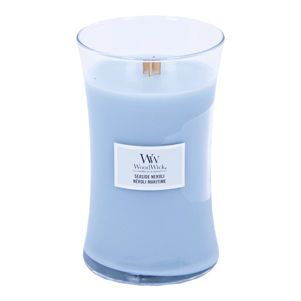 Woodwick Seaside Neroli Large Candle - Geurkaars 4 Woodwick Seaside Neroli Large Candle - Geurkaars - Afbeelding 2